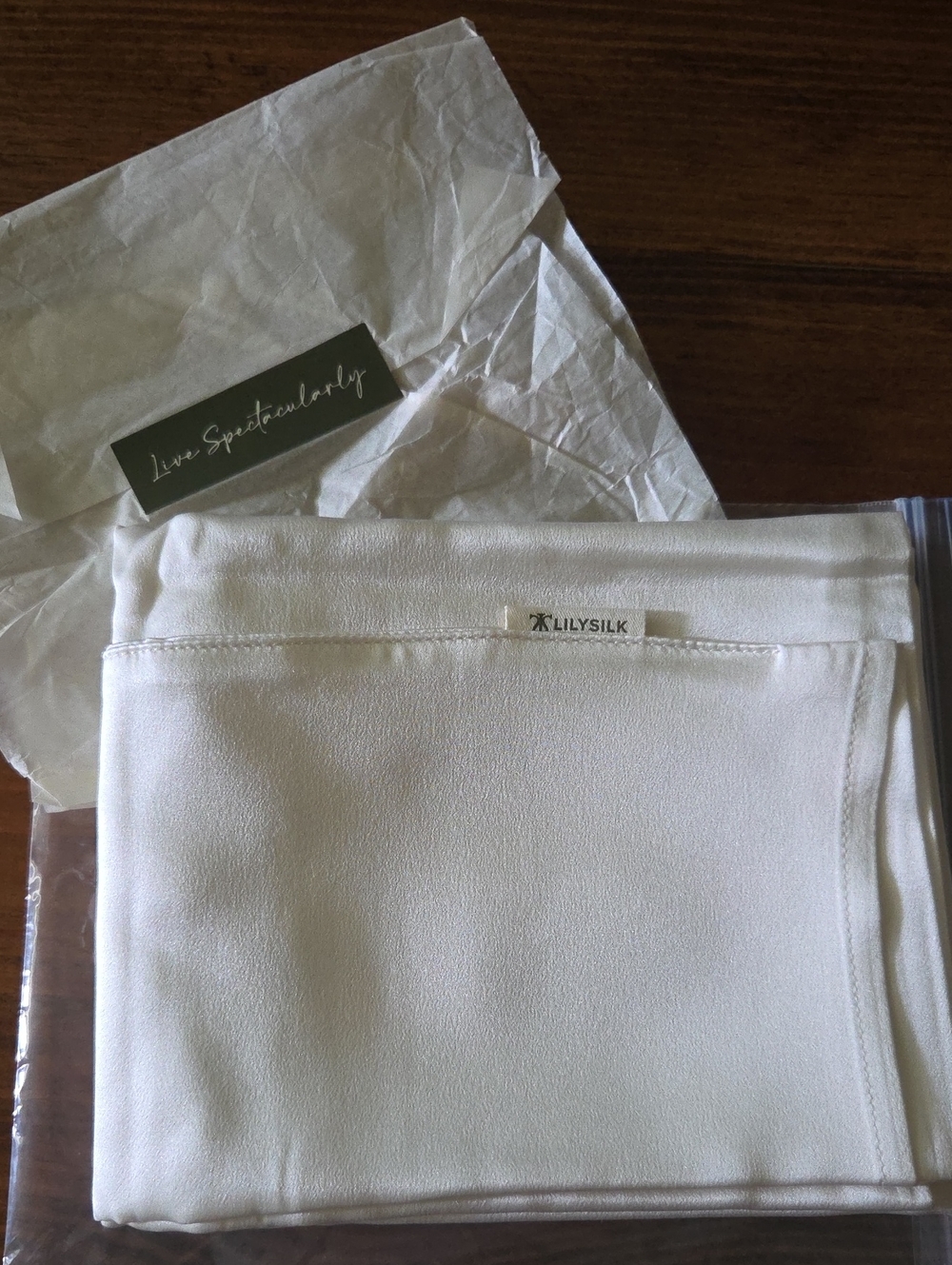 Lilysilk Organic Mulberry Silk Standard Pillowcase